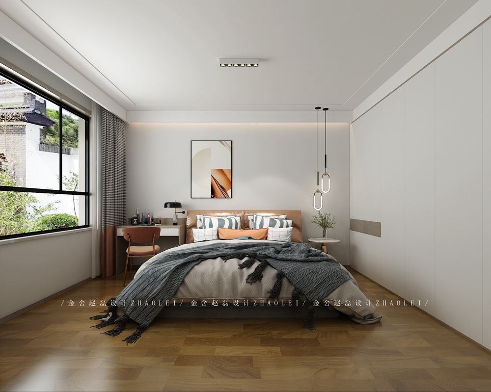 徐水和园140平米现代简约风格装修-卧室