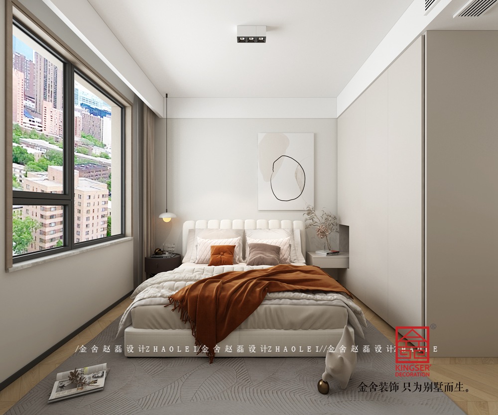 燕云城97平米现代简约风格装修-卧室